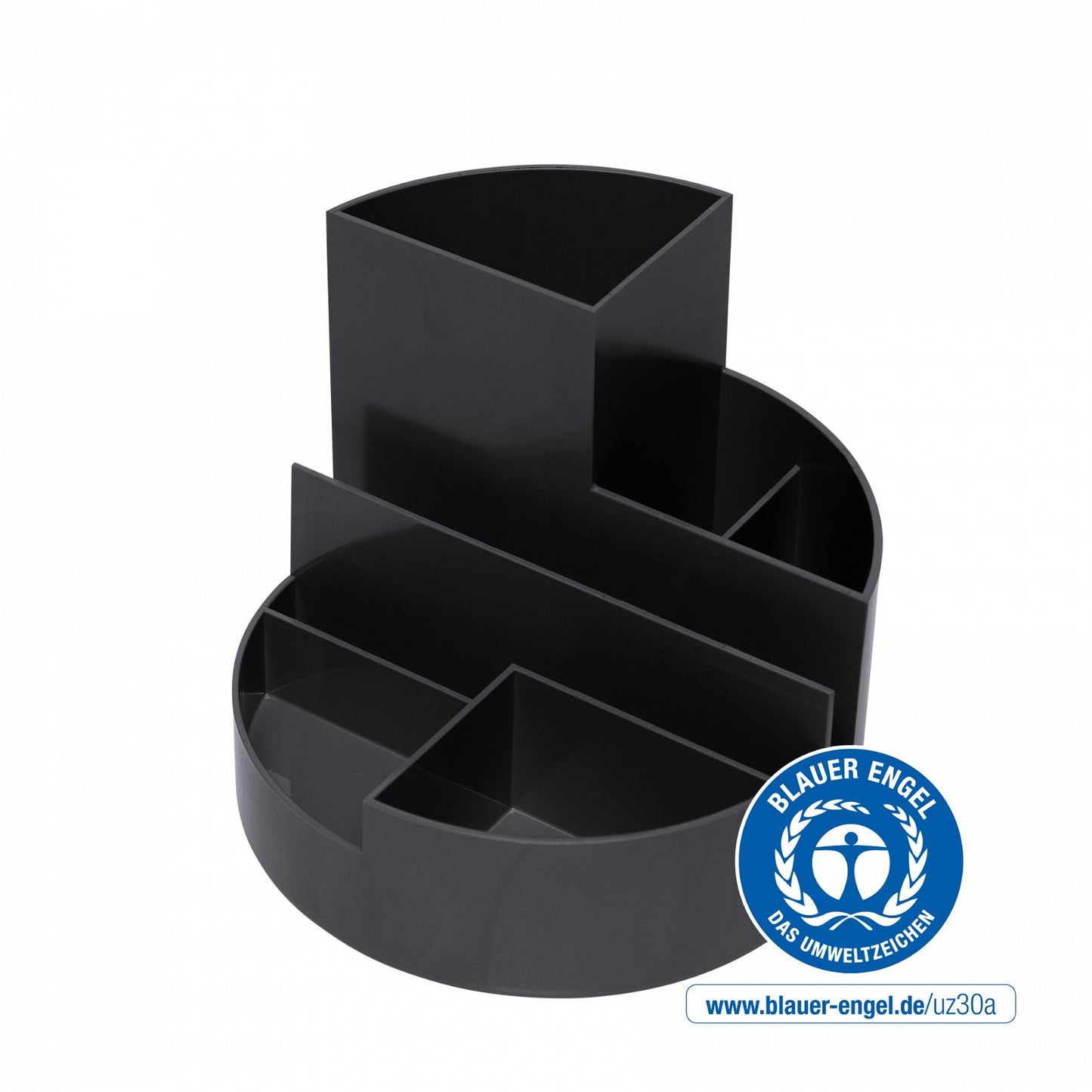 Pencil case MAUL ROUND BOX, black