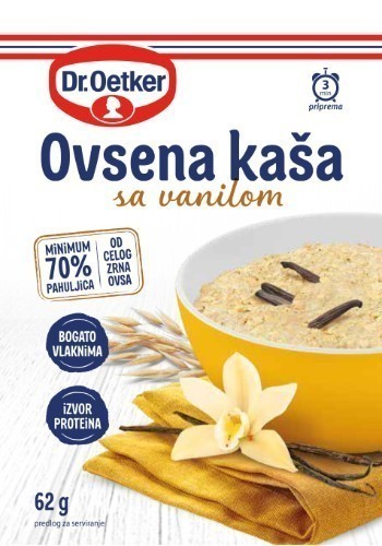 Avižinė košė DR.OETKER su vanile,  62g