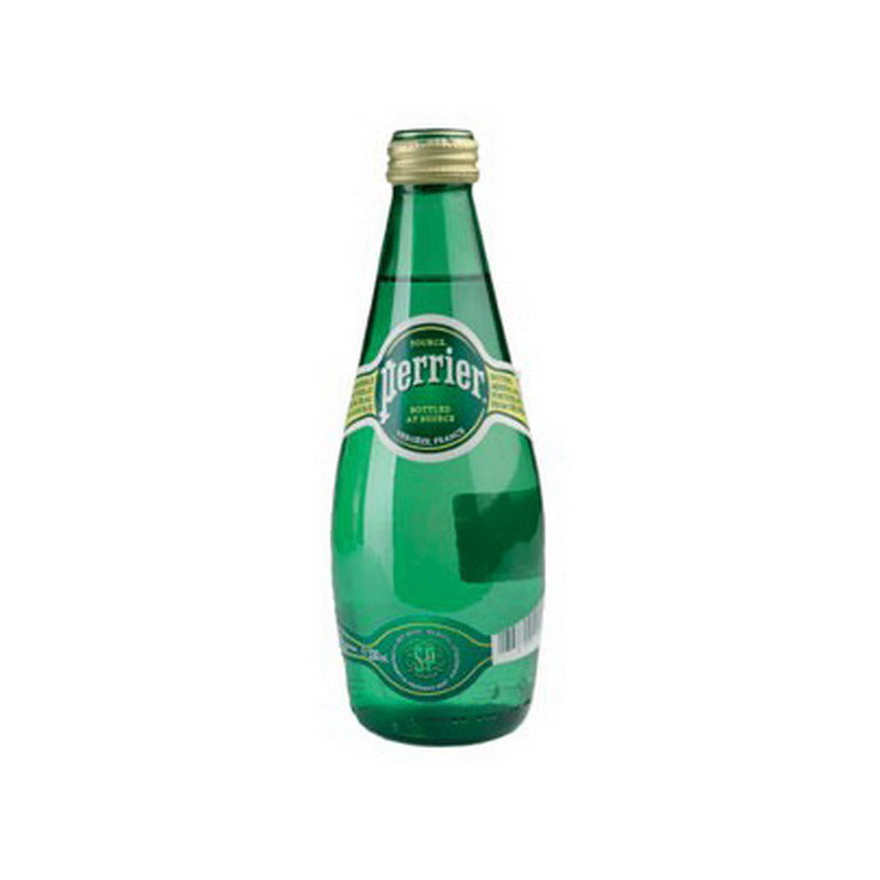 Mineral water PERRIER, 0.33 l, glass bottle D