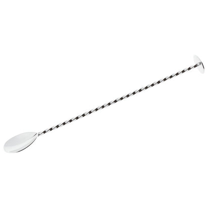 Bar spoon, with pestle, stainless steel, L 27 cm, pcs.
