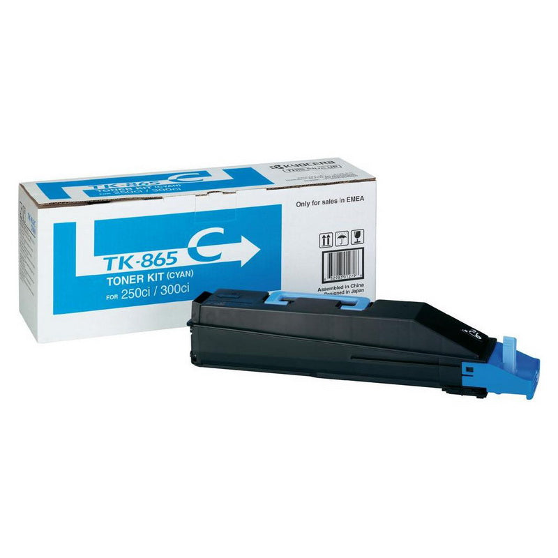 Kyocera TK-895 (1T02K0CNL0), žydra kasetė lazeriniams spausdintuvams, 6000 psl.