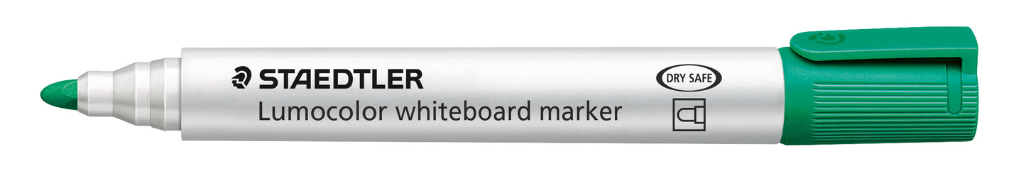Žymeklis baltai lentai STAEDTLER LUMOCOLOR 351, 2 mm, ŽALIA