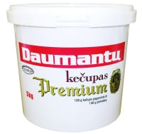 DAUMANTŲ PREMIUM ketchup, 26% paste, (5) kg