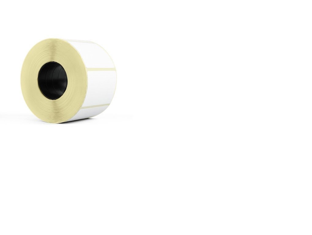 Self-adhesive labels, 40x25/40 mm, 1000 pcs., Thermal Eco, white.