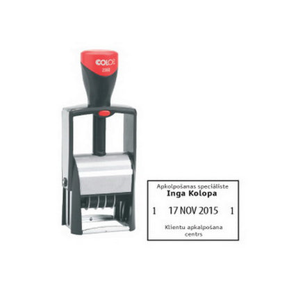 Polymer date stamp Colop 2360