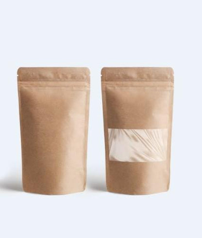 DoyPack bag with window 130x35x225 mm (500 ml), 40 pcs.