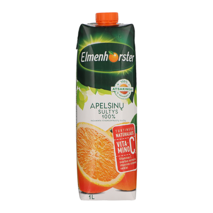 Apelsinų sultys ELMENHORSTER, 100%,1 l
