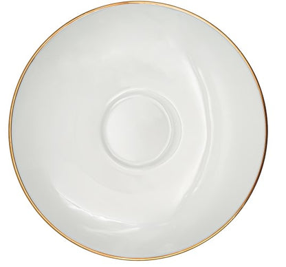 Puodelis Gold, porcelianas, su lėkštute, 320 ml, D 10 cm, H 9 cm, vnt