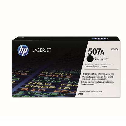 Dažomieji milteliai HP Nr.507A CE400A, Juoda
