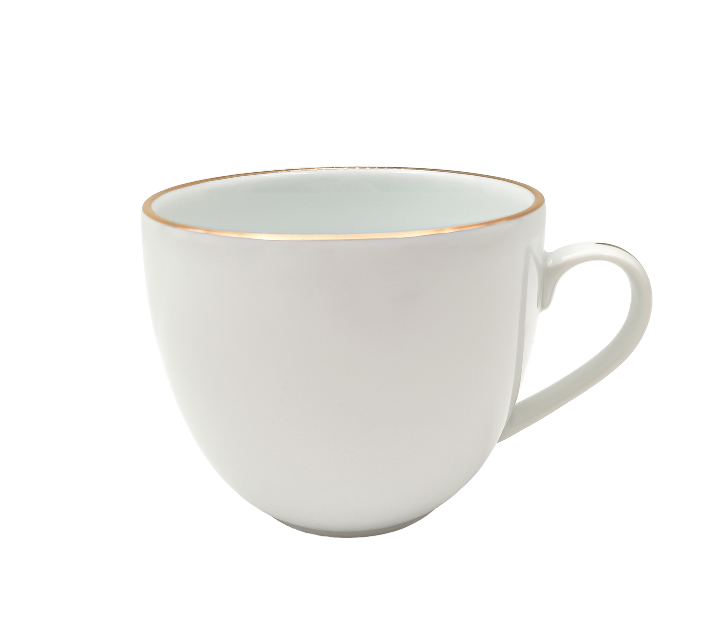 Puodelis Gold, porcelianas, su lėkštute, 320 ml, D 10 cm, H 9 cm, vnt