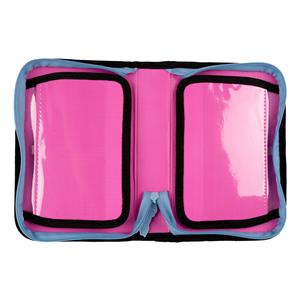 Shaped pencil case with two flaps 1Veresnya HP-04 Pink and Blue