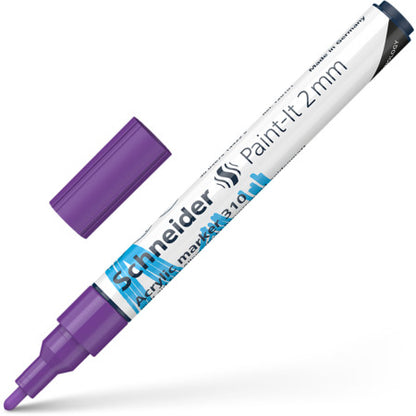 Acrylic marker SCHNEIDER Paint-it 310, 2 mm, purple