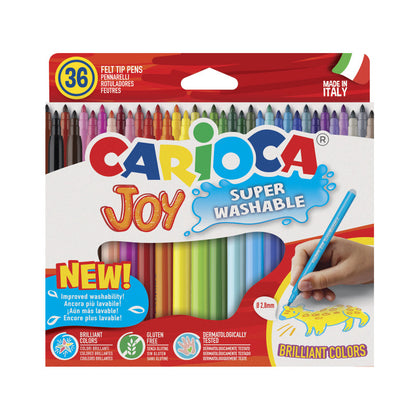 Flomasteriai CARIOCA JOY, 36 vnt.