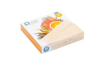 Baking bags, brown, 170 x 40 x 330 mm, 10 pcs.