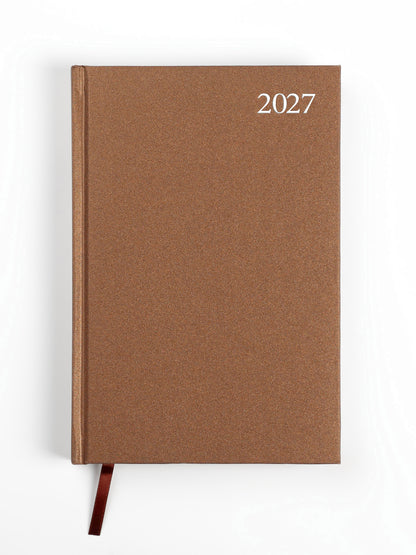 Calendar STANDARD 2026, PVC, A5, brown LT