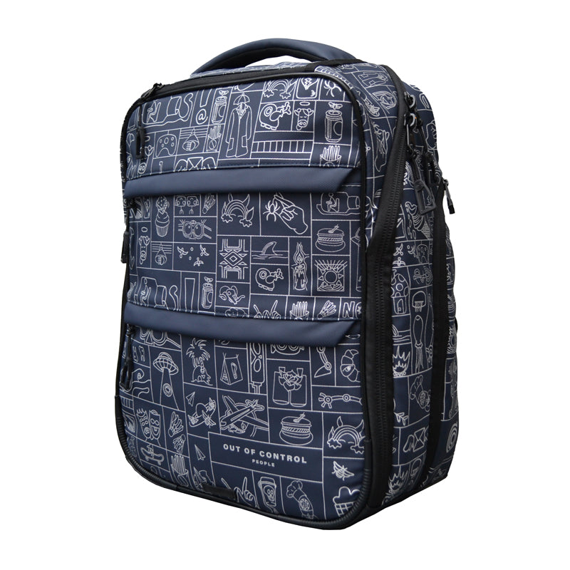 SMILE OUT OF CONTROL PEOPLE collection shape backpack, 27 liter capacity