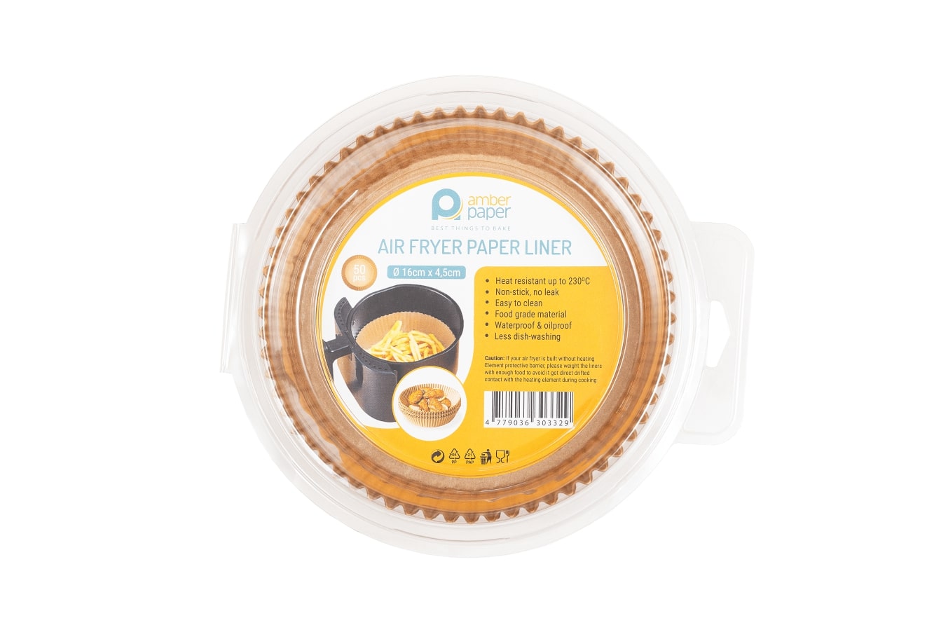 Paper inserts, brown, D 20 cm, H 4.5 cm, 50 pcs