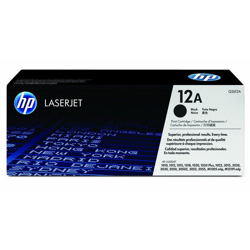 HP Nr. 12A (Q2612A), juoda kasetė lazeriniams spausdintuvams, 2000psl.