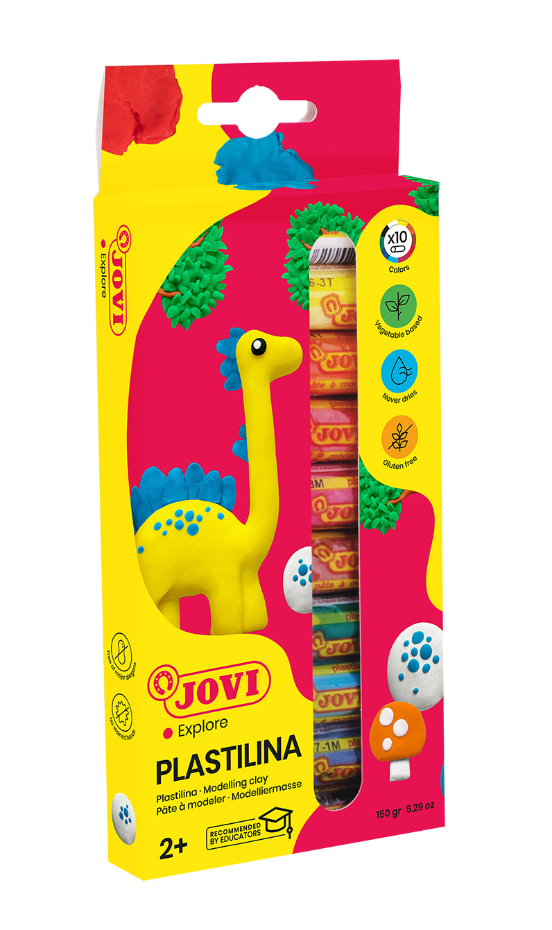 Plasticine JOVI, set of 10 colors, 15 g