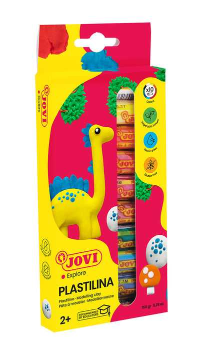 Plasticine JOVI, set of 10 colors, 15 g