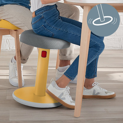 Leitz Ergo Cosy 2-in-1 ergonomic chair, warm yellow