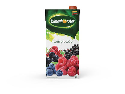 Mixed berry juice drink ELMENHORSTER, 2l, 12%