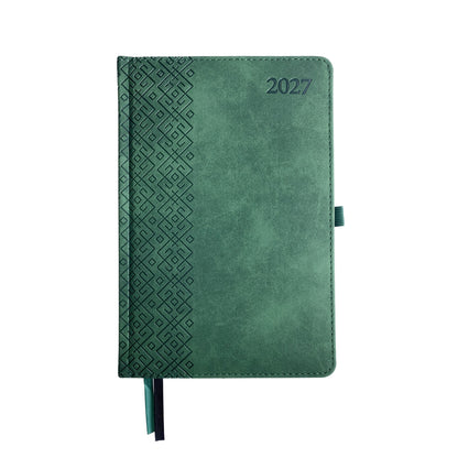 Kalendorius TRADITIONAL 2027, PU, A5, žalia LT