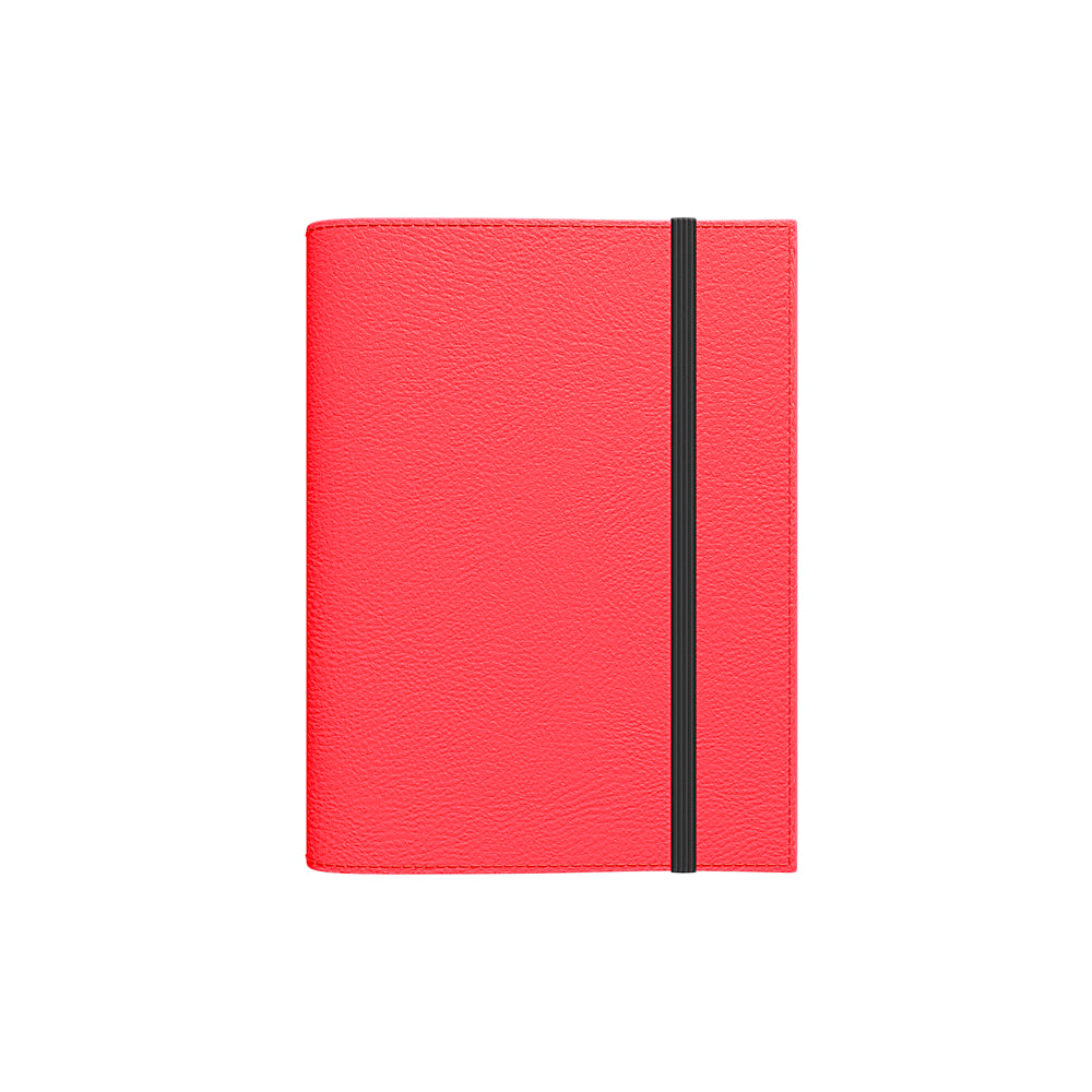 Calendar MANAGER Spirex Day 2026, A5, PU FLEX, coral red color.