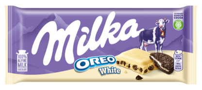 Chocolate MILKA Oreo White, 100g