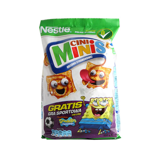 Wheat squares NESTLE Cini Minis, with cinnamon, 250 g