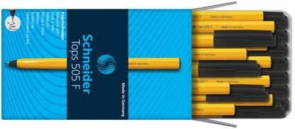 Disposable ballpoint pen SCHNEIDER TOPS 505, 0.8 mm.
