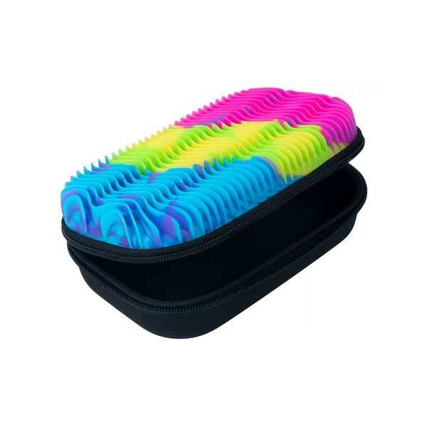 Penalas ZIPIT Wavey Silicone Storage Box, neoninė