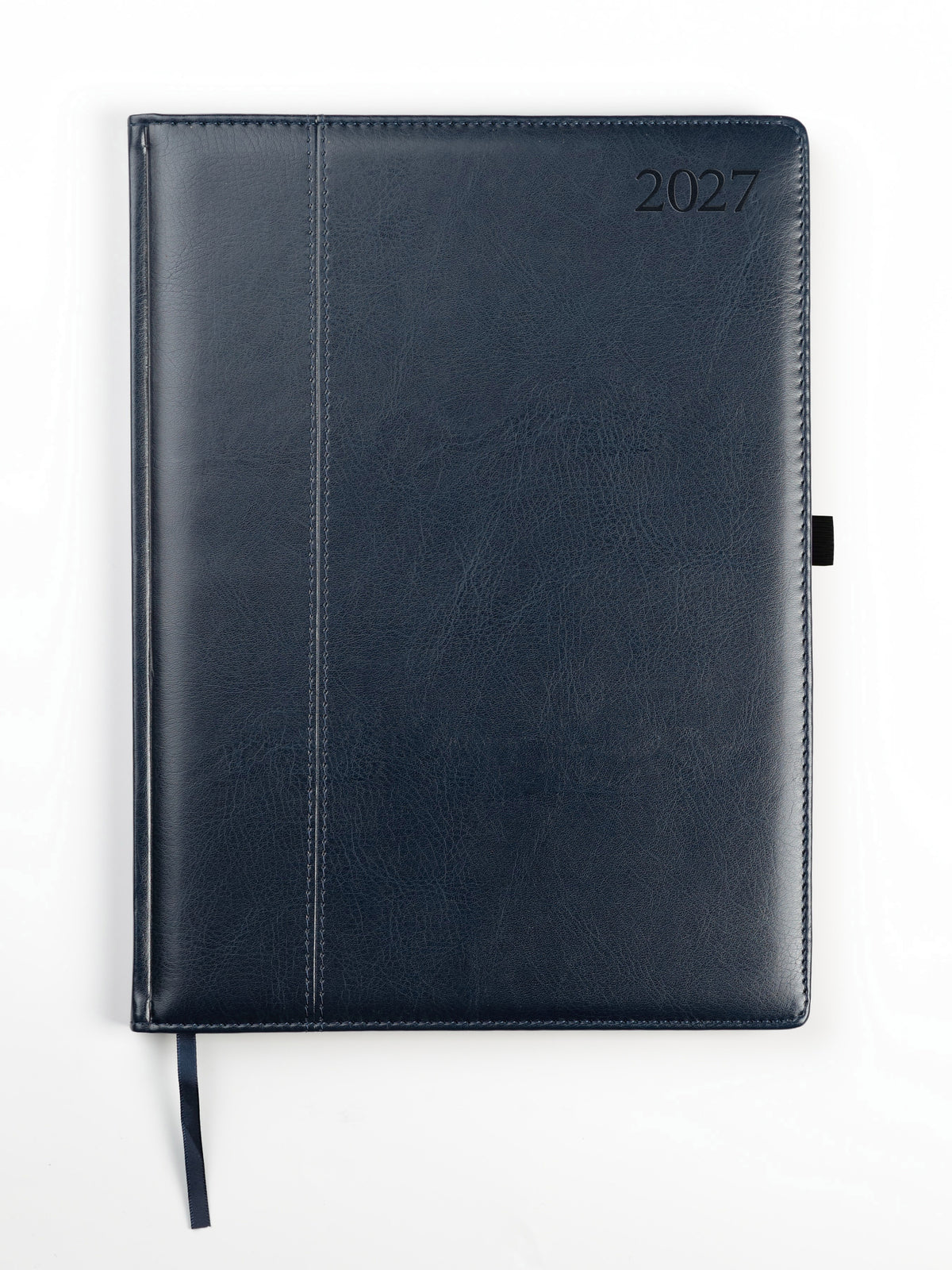 Kalendorius AMBASSADOR BLACK EDITION 2027, PU, A4, mėlyna (Baltic)
