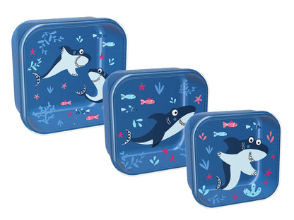Lunch box set Itotal Shark, 3pcs/pack.