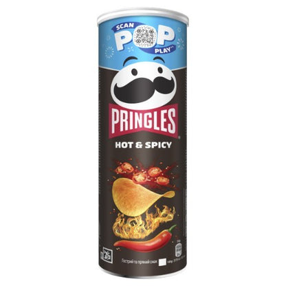 Užkandis PRINGLES Hot & Spicy RAL, 165 g