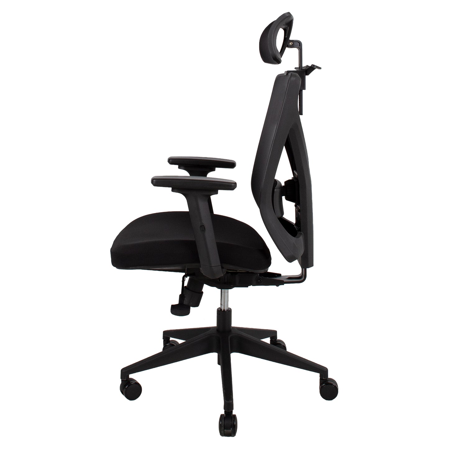 Vadovo kėdė OFFICE4YOU MIKE, plastikinis pagrindas, juoda sp.