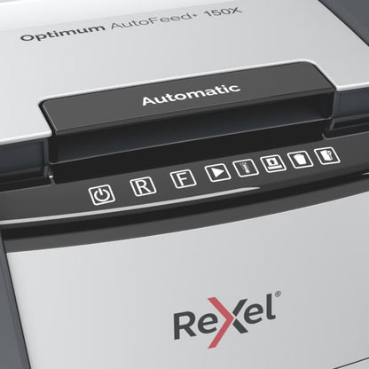 Automatic document shredder Rexel Optimum Autofeed 150X, 4x28mm, P4, 44l