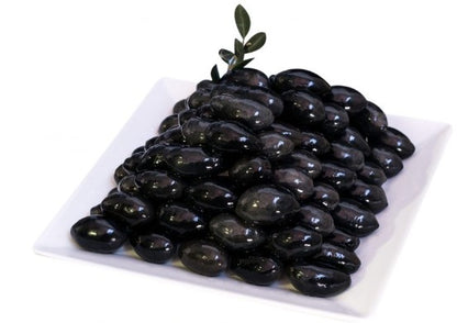 Large black olives, TASTE LAND, pitted, in brine, 290g/160g
