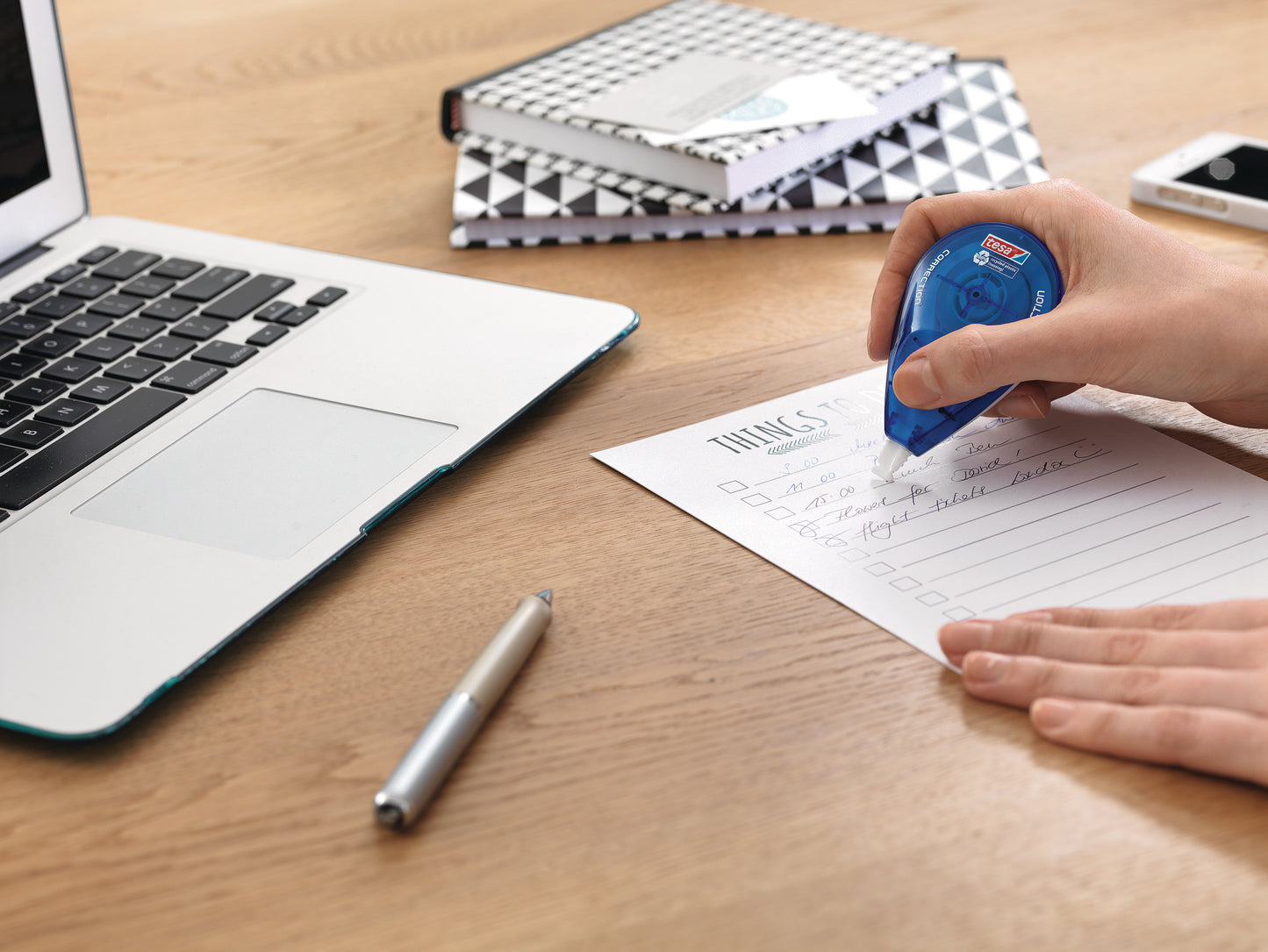 Correction tape TESA ECO LOGO, 4.2 mm x 10 m