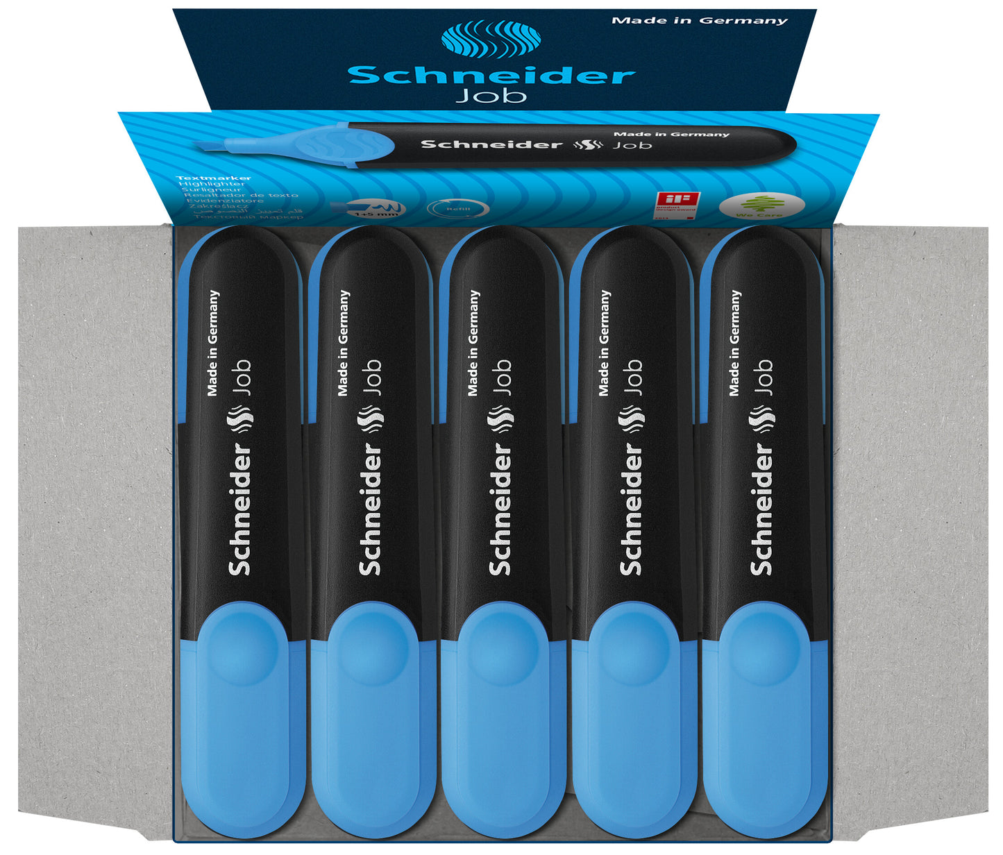 Text marker SCHNEIDER JOB, 1-5 mm.