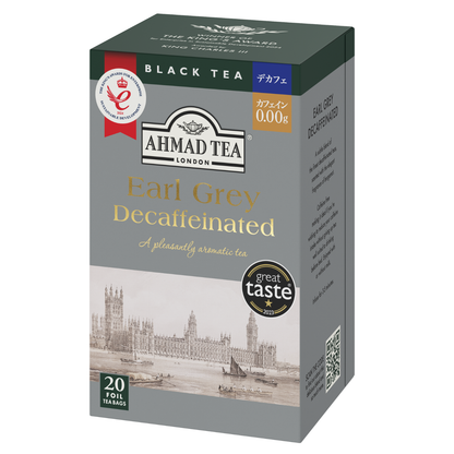 Juodoji arbata Ahmad Earl Grey be kofeino, 20vnt