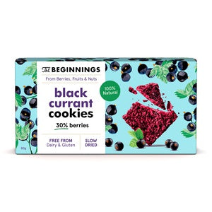 Vegan cookies THE BEGINNINGS, with blackcurrant, 80 g