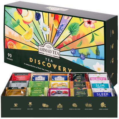 Arbatos rinkinys Ahmad, Discovery Selection, dėžutėje, 90vnt