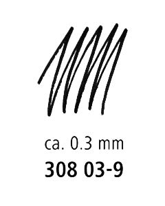 STAEDTLER Pigment Liner, 0.3 mm, black