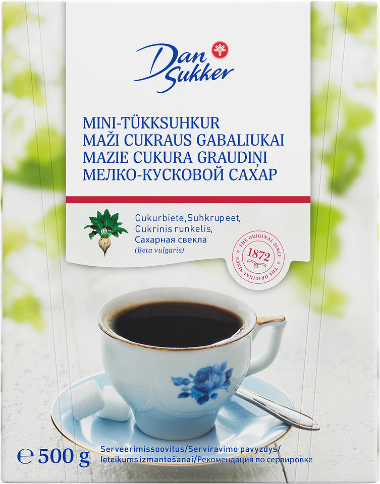 Small sugar cubes DANSUKKER, 500 g