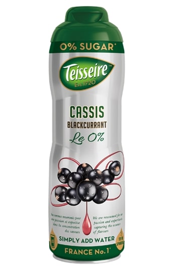 Syrup TEISSEIRE, Blackcurrant, sugar-free, 0.6 l