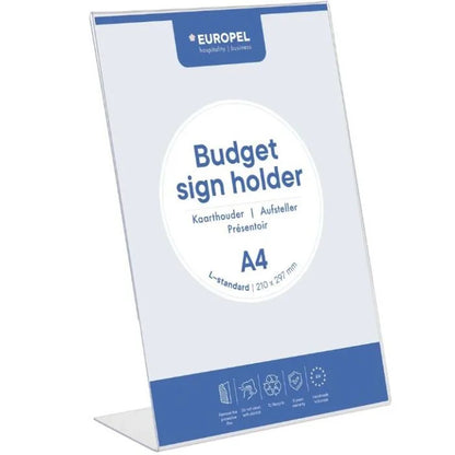 Document stand Europel Bugdet, L-shaped, A4 size
