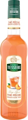 Syrup TEISSEIRE Peach Iced Tea, 0.7 l