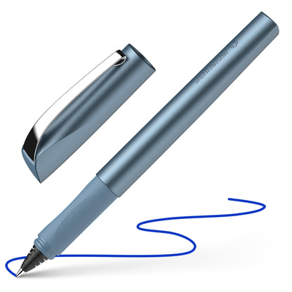 SCHNEIDER Ceod Shiny M ballpoint pen, blue body, blue ink (also suitable for left-handed people)