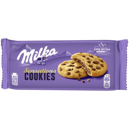 MILKA biscuits, with chocolate filling, 156 g